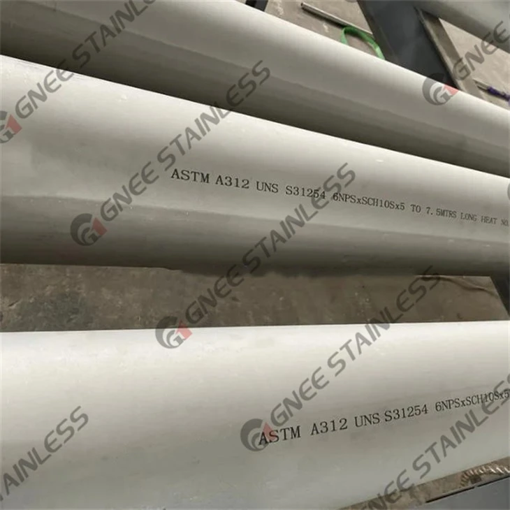 Okrogle cevi iz nerjavečega jekla ASTM A312 254 SMO